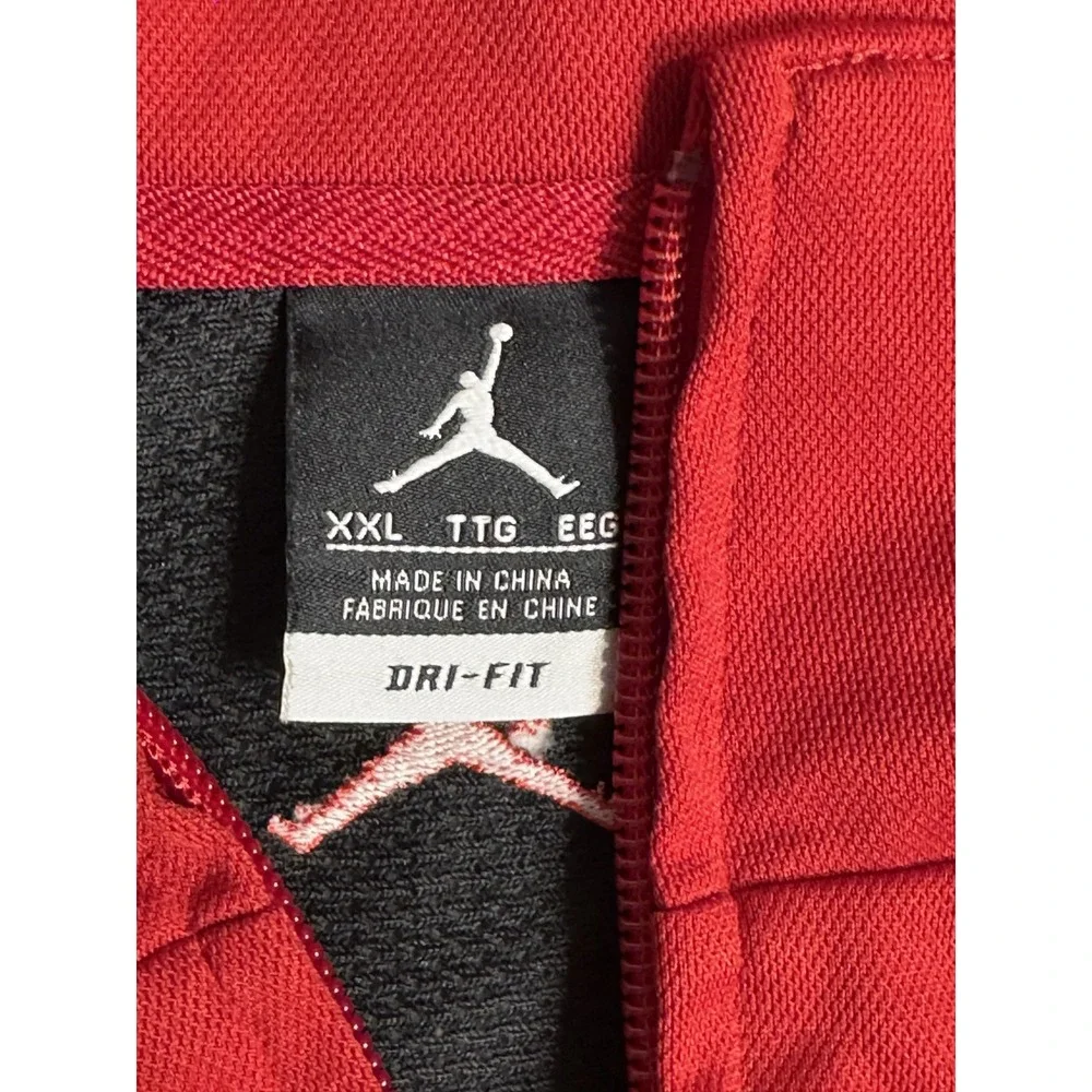 Jordan Jacket XXL Red Full Zip Track Jumpman Logo Men's Athletic Nike Air HTF